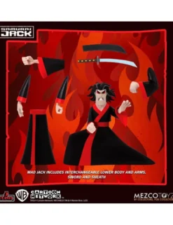 Mezco Samurai Jack Series 5 Points Deluxe Figure Set