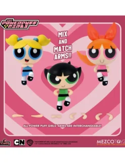 Mezco The Powerpuff Girls 5 Points Figure Set