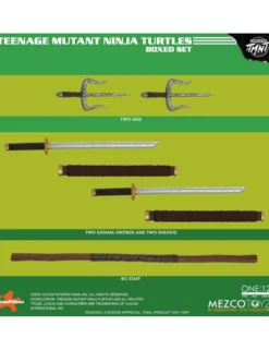 Mezco Toys The One 12 Collective Teenage Mutant Ninja Turtles (Comics) Action Figure Deluxe Boxed Set