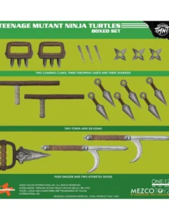 Mezco Toys The One 12 Collective Teenage Mutant Ninja Turtles (Comics) Action Figure Deluxe Boxed Set