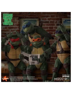 Mezco Toys The One 12 Collective Teenage Mutant Ninja Turtles (1990) Action Figure Boxed Set