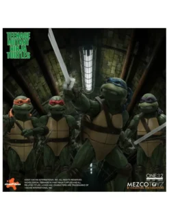 Mezco Toys The One 12 Collective Teenage Mutant Ninja Turtles (1990) Action Figure Boxed Set