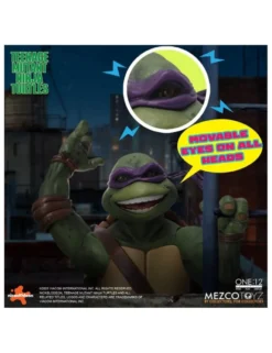 Mezco Toys The One 12 Collective Teenage Mutant Ninja Turtles (1990) Action Figure Boxed Set