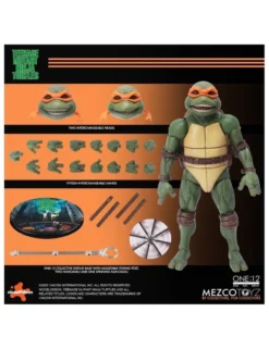 Mezco Toys The One 12 Collective Teenage Mutant Ninja Turtles (1990) Action Figure Boxed Set
