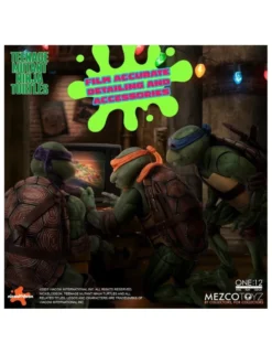Mezco Toys The One 12 Collective Teenage Mutant Ninja Turtles (1990) Action Figure Boxed Set