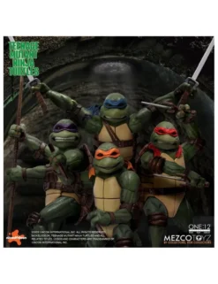 Mezco Toys The One 12 Collective Teenage Mutant Ninja Turtles (1990) Action Figure Boxed Set