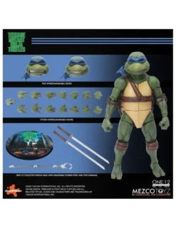Mezco Toys The One 12 Collective Teenage Mutant Ninja Turtles (1990) Action Figure Boxed Set