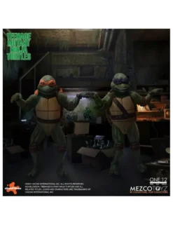 Mezco Toys The One 12 Collective Teenage Mutant Ninja Turtles (1990) Action Figure Boxed Set