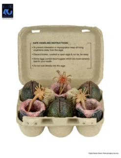 Neca Alien 40th Anniversary Xenomorph Eggs Set 6 Pack in Collectible Carton