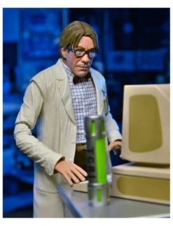 Neca Teenage Mutant Ninja Turtles 2 Lab Coat Professor Perry & Hazmat Suit Professor Perry
