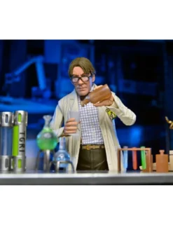 Neca Teenage Mutant Ninja Turtles 2 Lab Coat Professor Perry & Hazmat Suit Professor Perry