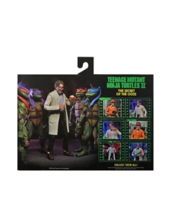Neca Teenage Mutant Ninja Turtles 2 Lab Coat Professor Perry & Hazmat Suit Professor Perry