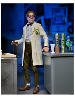Neca Teenage Mutant Ninja Turtles 2 Lab Coat Professor Perry & Hazmat Suit Professor Perry