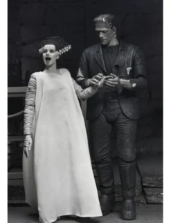 Neca Universal Monsters Ultimate Bride of Frankenstein Frankenstein's Monster & His Mate Black & White Version
