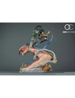 Oniri Creations Attack on Titan Levi VS Female Titan Epic Diorama 1/6 Statue Figure 999pcs Worldwide