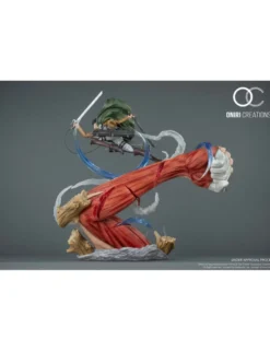 Oniri Creations Attack on Titan Levi VS Female Titan Epic Diorama 1/6 Statue Figure 999pcs Worldwide