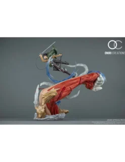 Oniri Creations Attack on Titan Levi VS Female Titan Epic Diorama 1/6 Statue Figure 999pcs Worldwide