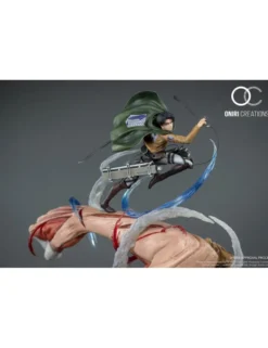 Oniri Creations Attack on Titan Levi VS Female Titan Epic Diorama 1/6 Statue Figure 999pcs Worldwide