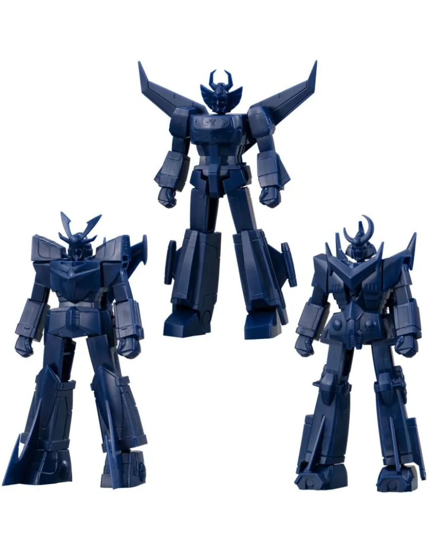 P-Bandai Shokugan Modeling Project Storage Collection EX Zambot 3, Daitarn 3, Trider G7 Set