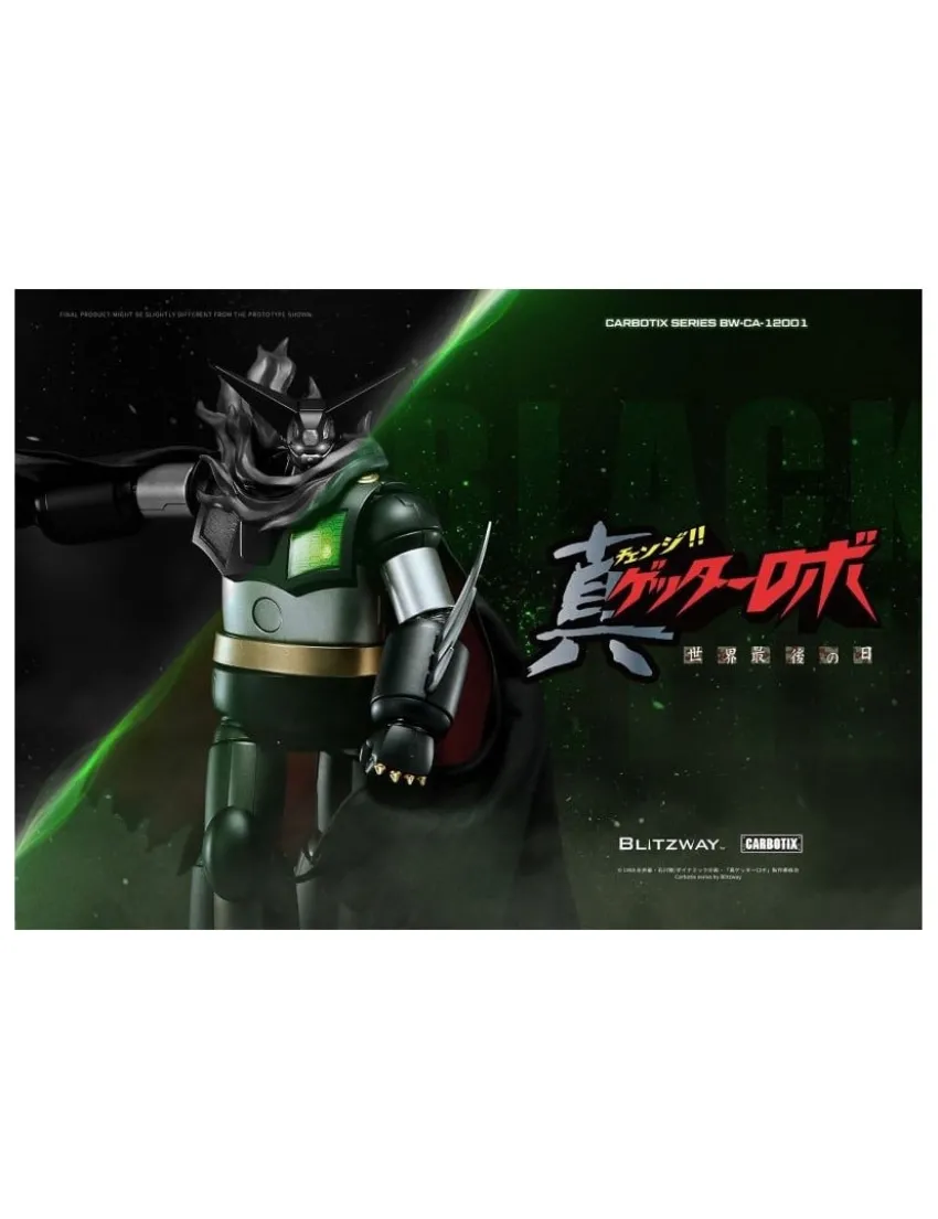 5PRO Studio Blitzway Carbotix Hybrid Carbon Action Figure Series CX-002B Getter Robot Armageddon Black Getter