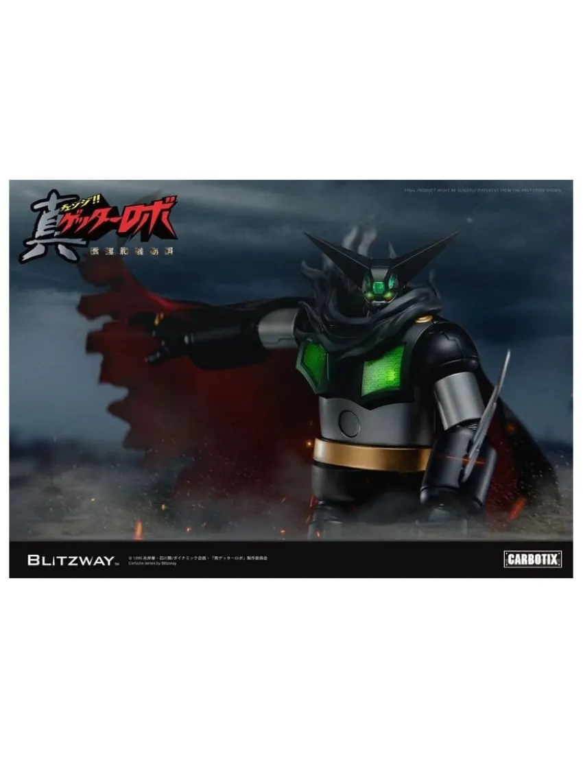 5PRO Studio Blitzway Carbotix Hybrid Carbon Action Figure Series CX-002B Getter Robot Armageddon Black Getter