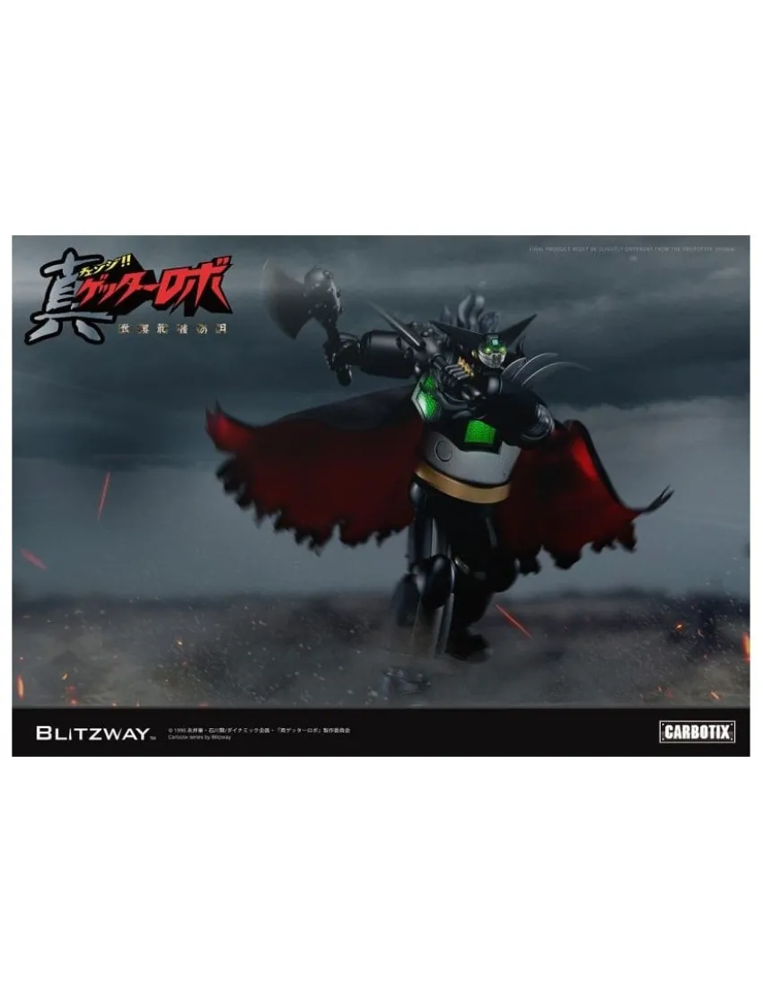 5PRO Studio Blitzway Carbotix Hybrid Carbon Action Figure Series CX-002B Getter Robot Armageddon Black Getter