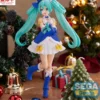Sega High Premium Figure Vocaloid Hatsune Miku Sapphire Christmas Version