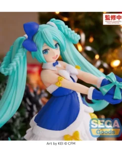 Sega High Premium Figure Vocaloid Hatsune Miku Sapphire Christmas Version