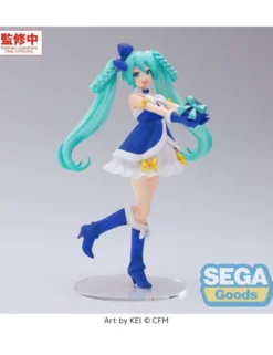 Sega High Premium Figure Vocaloid Hatsune Miku Sapphire Christmas Version
