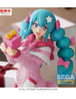 Sega High Premium Figure Vocaloid Hatsune Miku Mokomoko Christmas Version