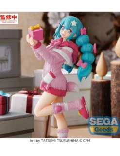 Sega High Premium Figure Vocaloid Hatsune Miku Mokomoko Christmas Version