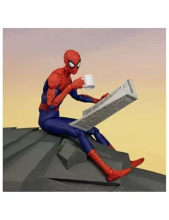 Sentinel SV Action Spider-Man Into The Spider-Verse Peter B. Parker with Gargoyle
