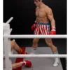 Sly Stallone Rocky Over Drago Through The Ropes 1/10 Statue