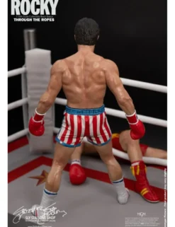 Sly Stallone Rocky Over Drago Through The Ropes 1/10 Statue