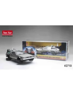 Sunstar Back to the Future 2 Delorean 1/18 Die-Cast Scale Model