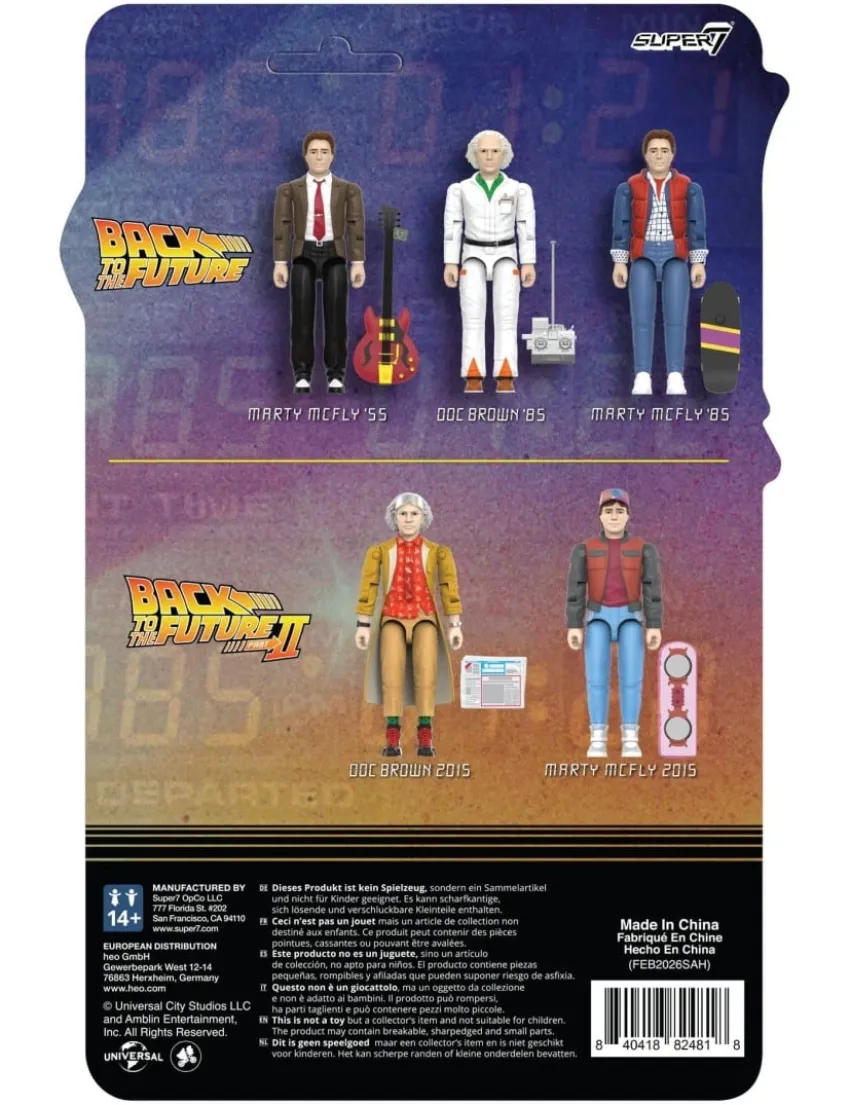 Super7 ReAction+ Back to the Future Doc Brown 2015
