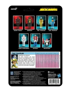 Super7 ReAction+ Micronauts Time Traveler Translucent Yellow