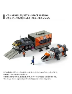 Takara Tomy Diaclone Reboot D Vehicles Set 8 Space Mission