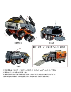 Takara Tomy Diaclone Reboot D Vehicles Set 8 Space Mission