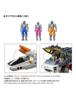 Takara Tomy Diaclone Reboot D Vehicles Set 8 Space Mission