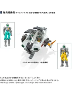 Takara Tomy Diaclone Reboot DA-125 Dia-Nauts Cosmo Maneuver Set