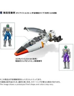 Takara Tomy Diaclone Reboot DA-125 Dia-Nauts Cosmo Maneuver Set