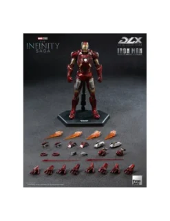 Threezero Avengers Infinity Saga DLX Collectible Figure Iron Man Mark VII Battle Damaged Version