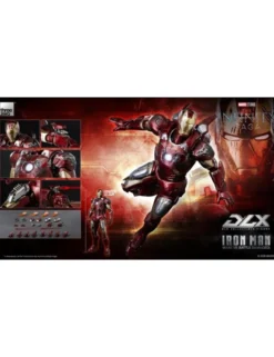 Threezero Avengers Infinity Saga DLX Collectible Figure Iron Man Mark VII Battle Damaged Version