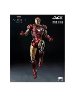 Threezero Avengers Infinity Saga DLX Collectible Figure Iron Man Mark VI Battle Damaged 1/12 Scale