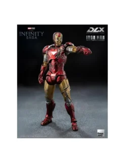 Threezero Avengers Infinity Saga DLX Collectible Figure Iron Man Mark VI Battle Damaged 1/12 Scale
