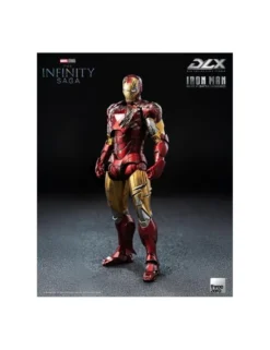 Threezero Avengers Infinity Saga DLX Collectible Figure Iron Man Mark VI Battle Damaged 1/12 Scale