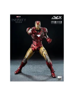 Threezero Avengers Infinity Saga DLX Collectible Figure Iron Man Mark VI Battle Damaged 1/12 Scale
