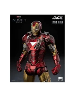 Threezero Avengers Infinity Saga DLX Collectible Figure Iron Man Mark VI Battle Damaged 1/12 Scale