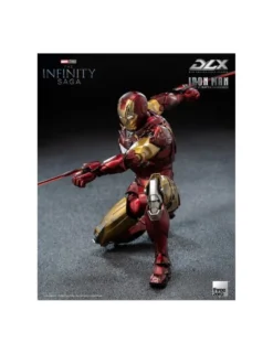 Threezero Avengers Infinity Saga DLX Collectible Figure Iron Man Mark VI Battle Damaged 1/12 Scale